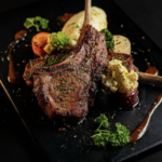 A delectable five course steak dinner for two